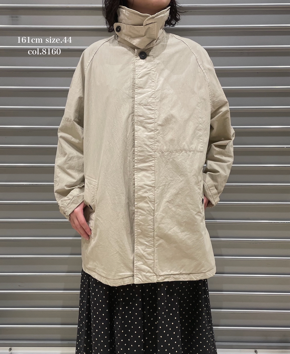 NHT2352TC (コート) LIGHT WEIGHT COTTON OVERDYE BALMACAAN SHORT COAT