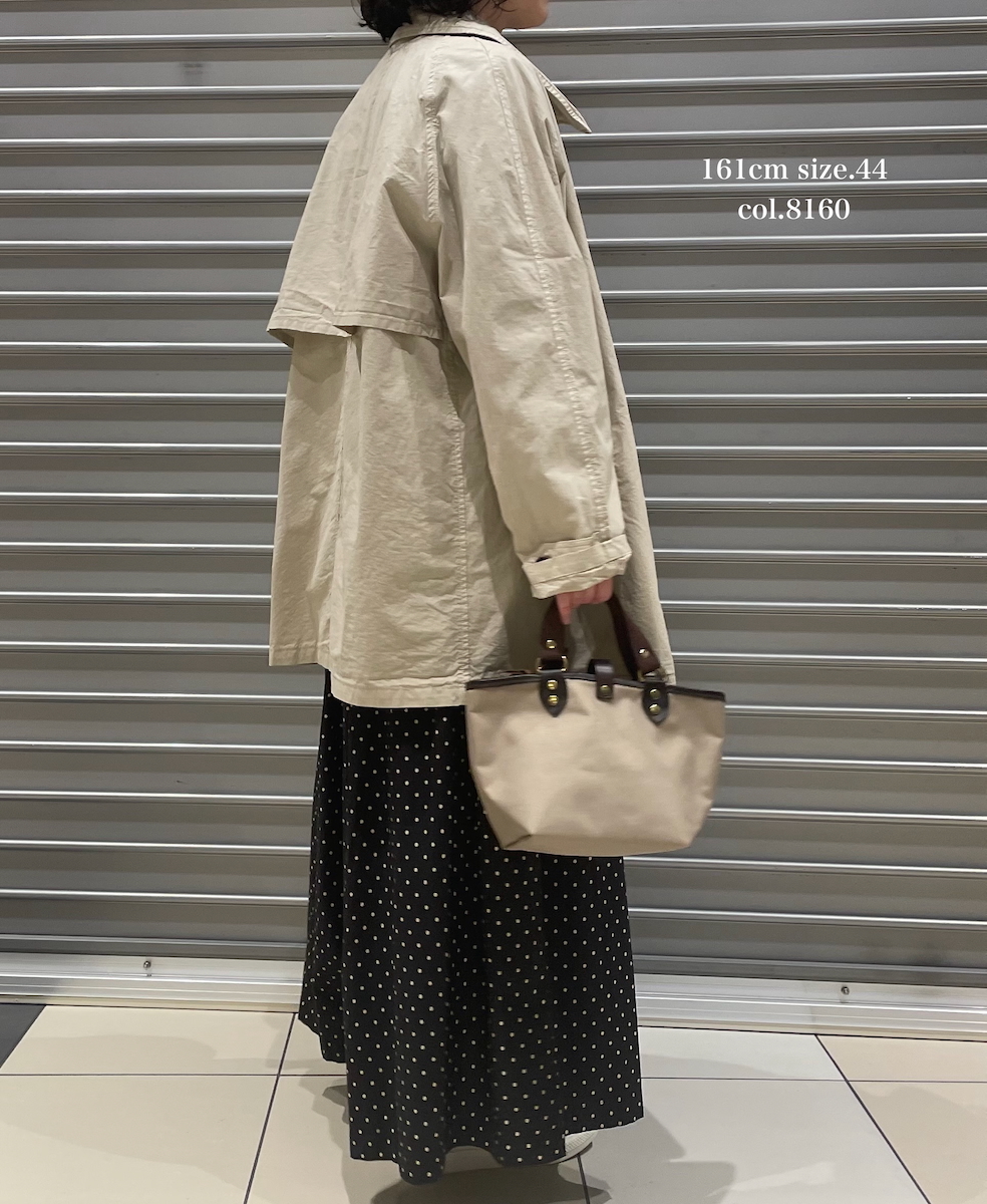 NHT2352TC (コート) LIGHT WEIGHT COTTON OVERDYE BALMACAAN SHORT COAT