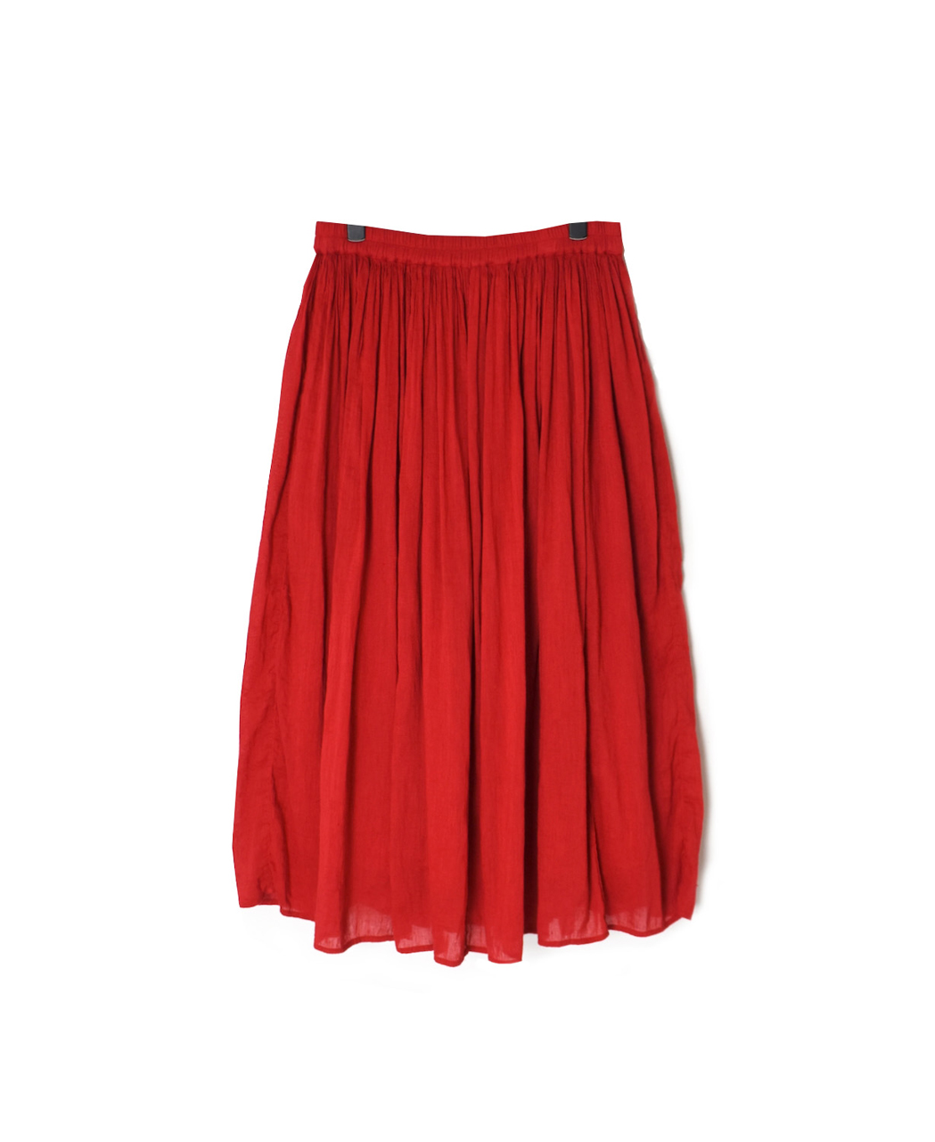 INMDS26012D(スカート) 60s AUTO LOOM LINEN/COTTON PLAIN(OVERDYE) GATHERED SKIRT