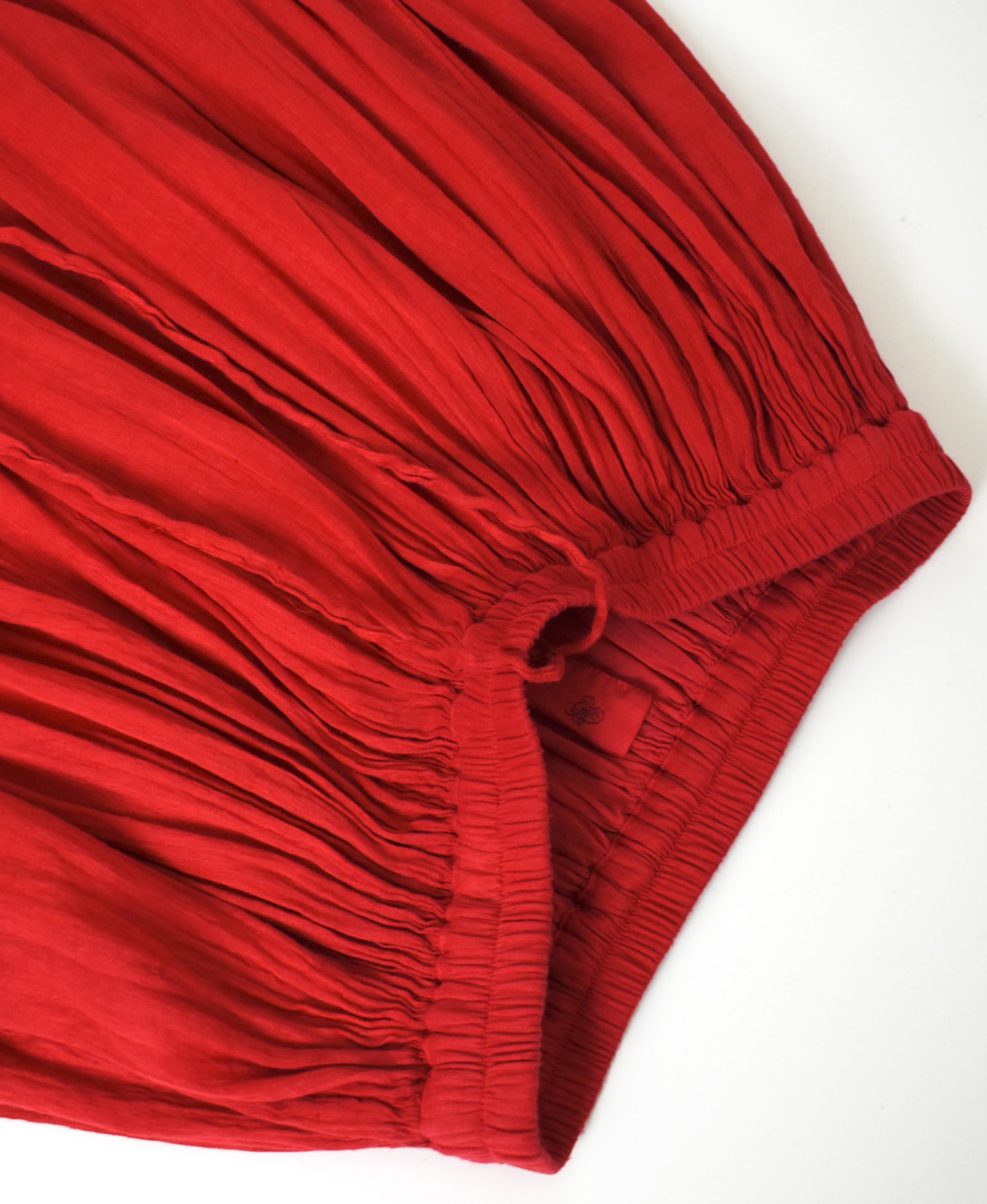 INMDS26012D(スカート) 60s AUTO LOOM LINEN/COTTON PLAIN(OVERDYE) GATHERED SKIRT