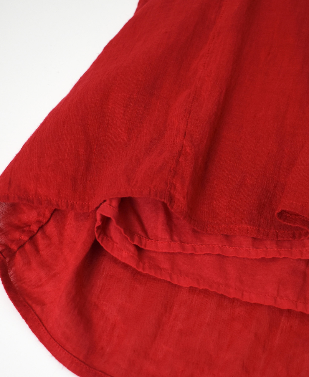 INMDS26012D(スカート) 60s AUTO LOOM LINEN/COTTON PLAIN(OVERDYE) GATHERED SKIRT