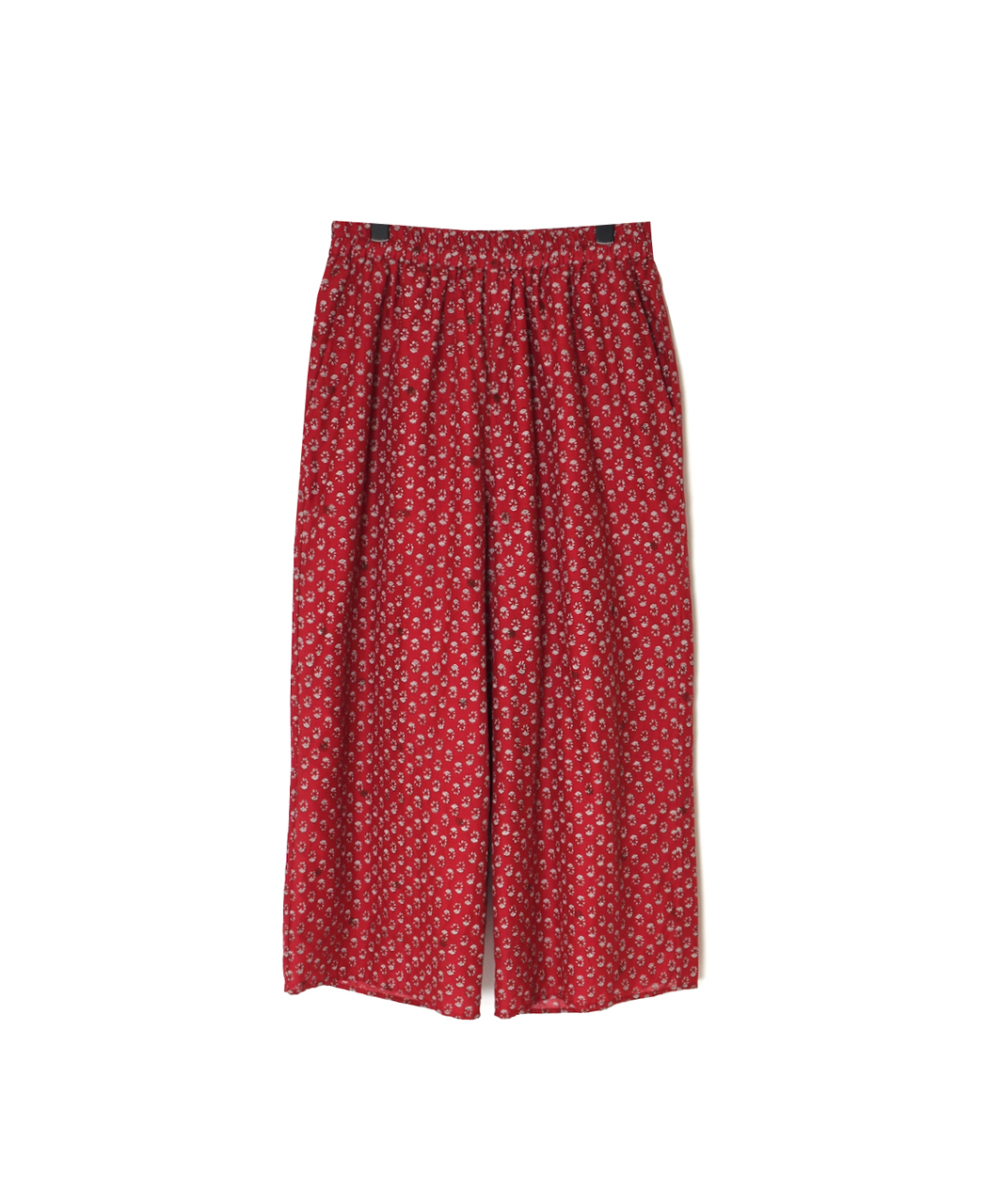 NMDS26255(パンツ) 80s VOILE SMALL GENTIANA BLOCK PRINT EASY PANTS