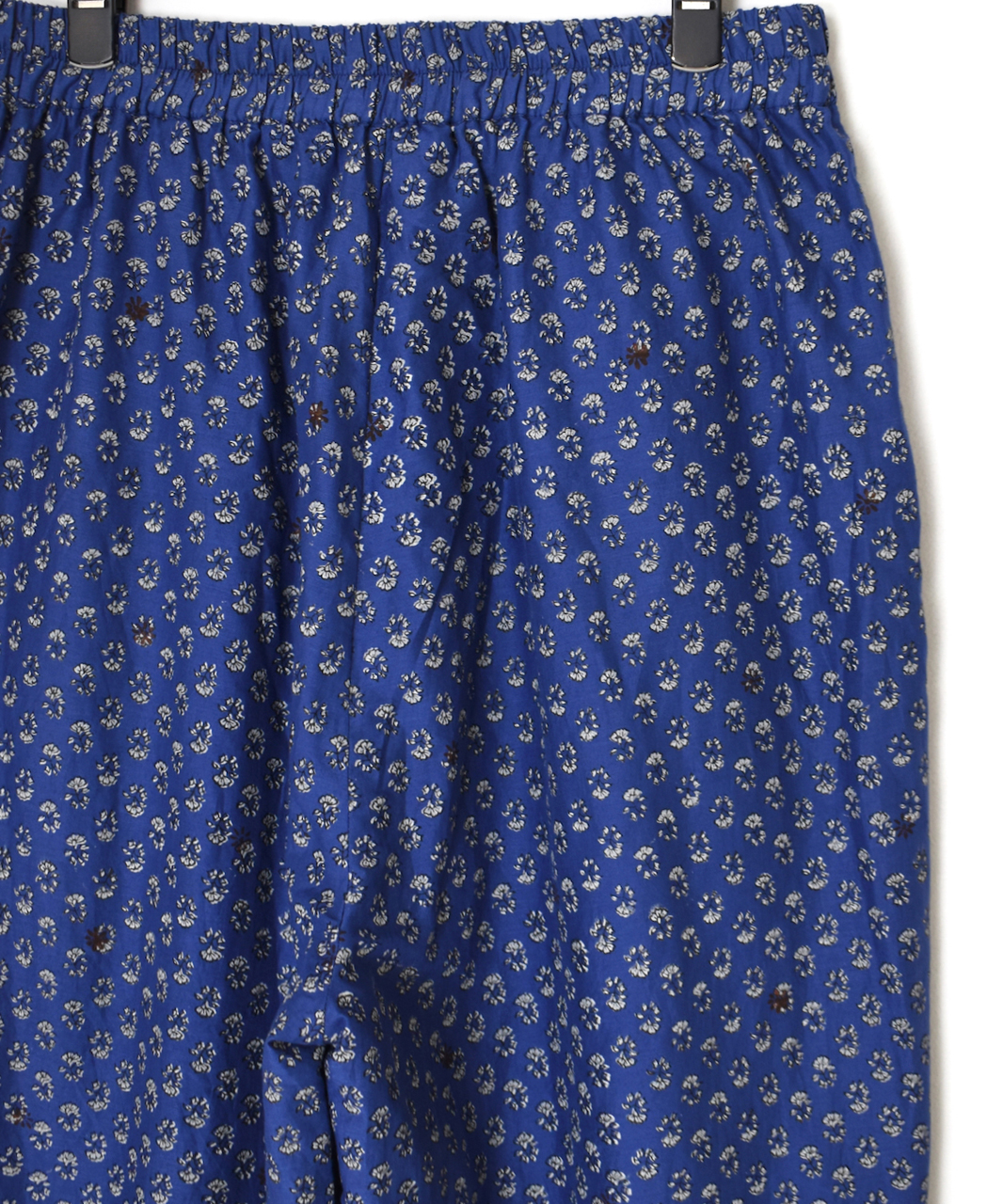 NMDS26255(パンツ) 80s VOILE SMALL GENTIANA BLOCK PRINT EASY PANTS