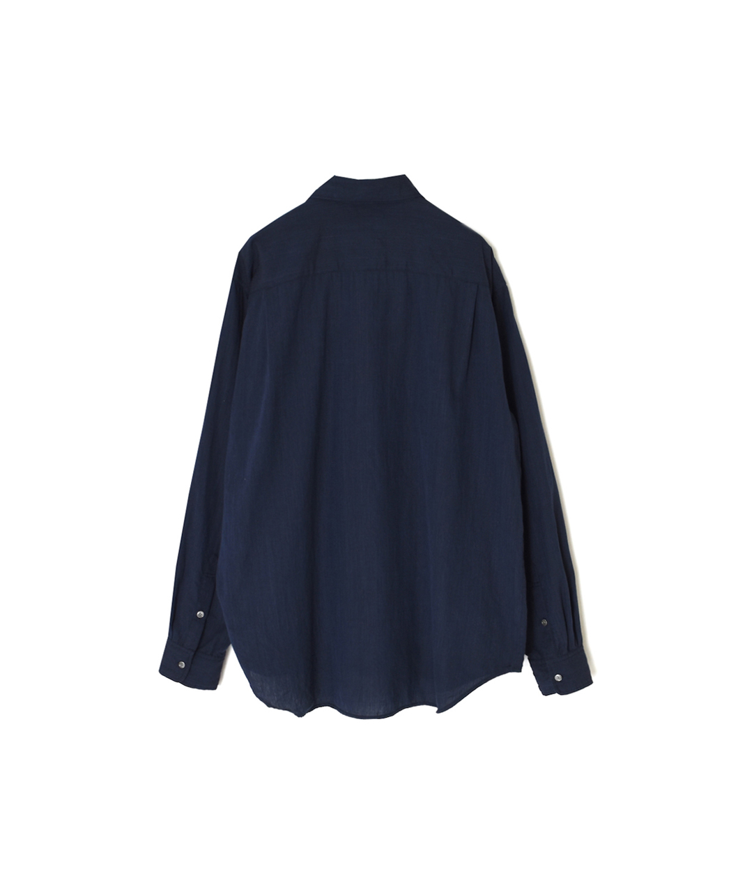 IMDSH2611H(シャツ) HANDWOVEN COTTON HAKEME OPEN COLLAR L/SL SHIRTS