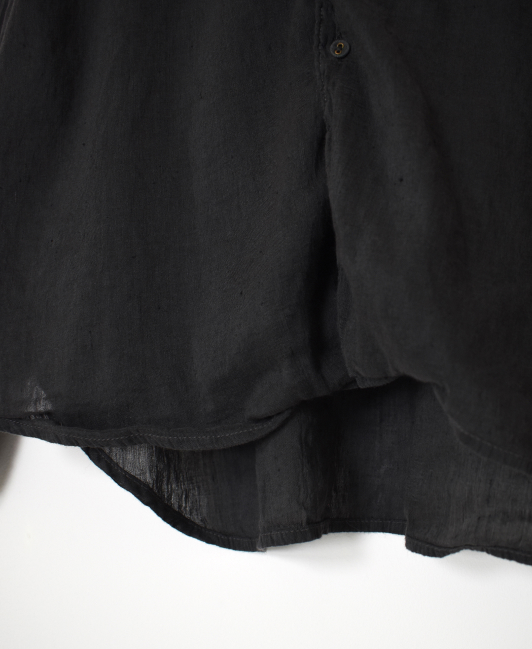 IMDSH2611LCD(シャツ) AUTLOOM LINEN/COTTON PLAIN OVERDYE OPEN COLLAR L/SL SHIRTS