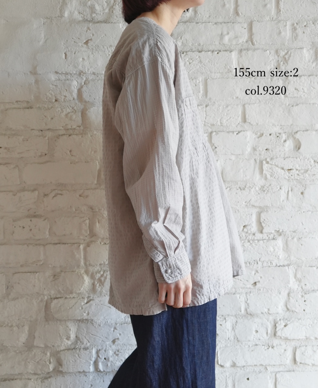 MDSH2601BD(シャツ) 80s ORGANIC COTTON(BIG CHECK×SMALL CHECK)OVERDYE(BALL BUTTON) PULLOVER SHIRT