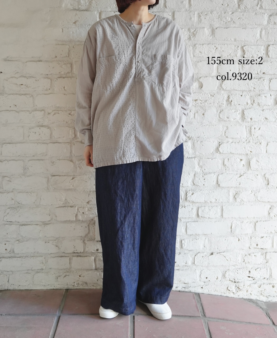MDSH2601BD(シャツ) 80s ORGANIC COTTON(BIG CHECK×SMALL CHECK)OVERDYE(BALL BUTTON) PULLOVER SHIRT