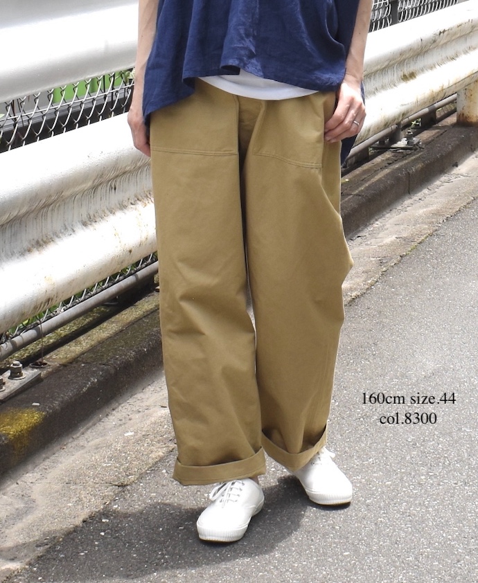 GNHT2451CL(パンツ) COTTON/LINEN KERSEY BAKER PANTS