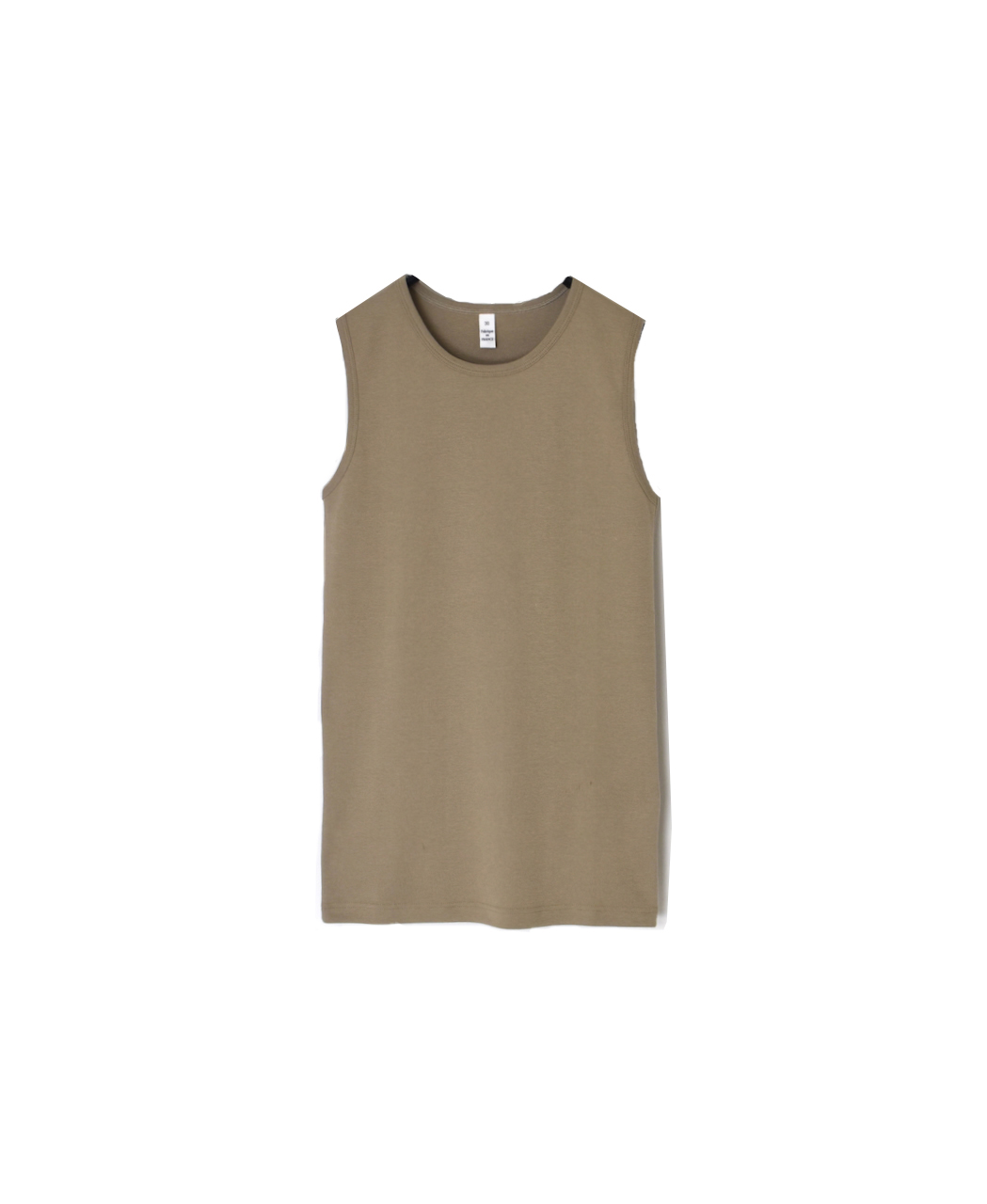 NMF1801 (ノースリーブ) 1x1 RIB COTTON CREW-NECK SLEEVELESS-T