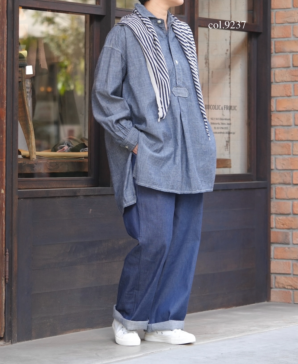 CLNAM2402S(スカーフ) COTTON STRIPE TRIANGLE SCARF