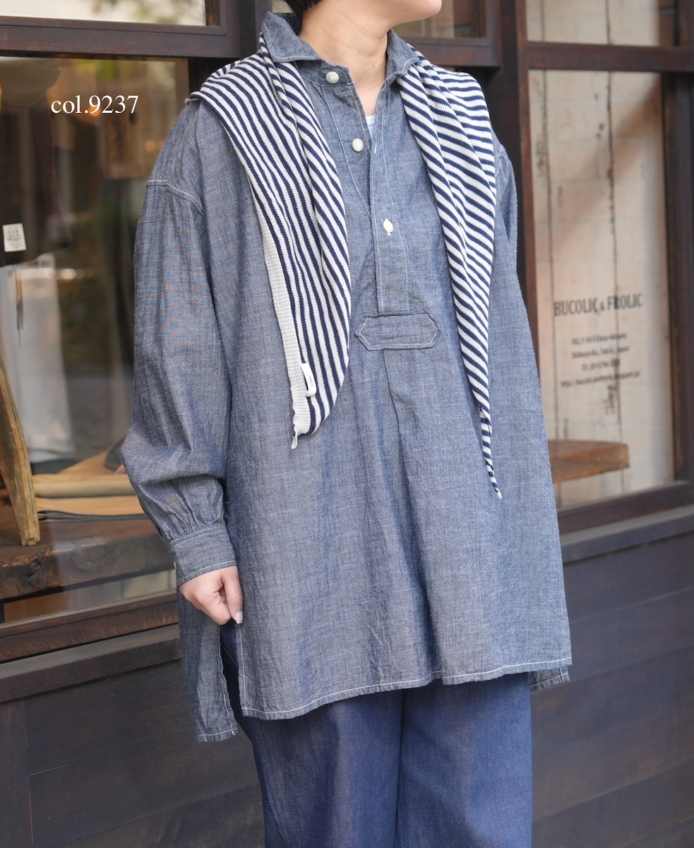 CLNAM2402S(スカーフ) COTTON STRIPE TRIANGLE SCARF