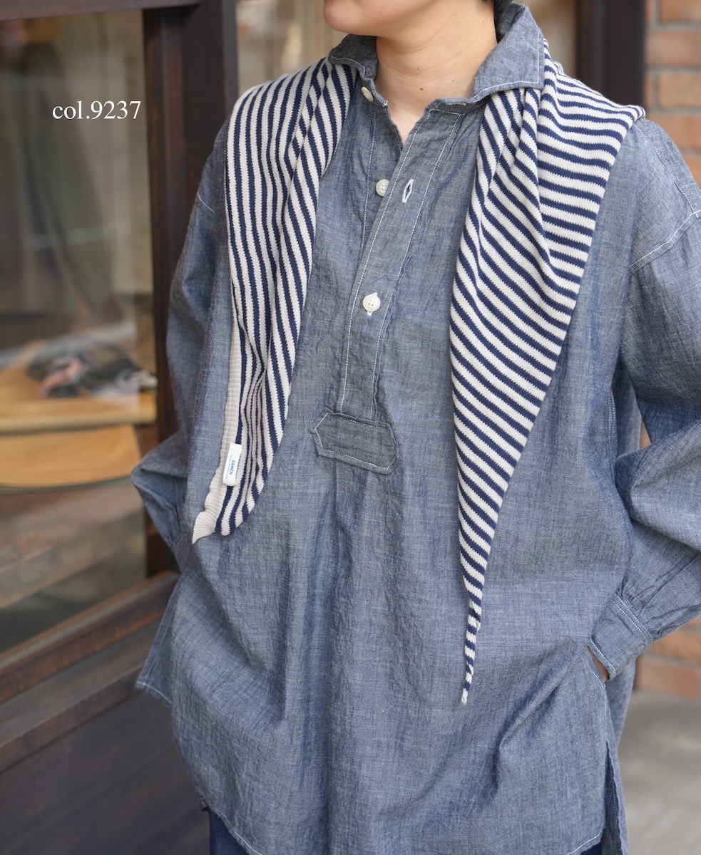 CLNAM2402S(スカーフ) COTTON STRIPE TRIANGLE SCARF