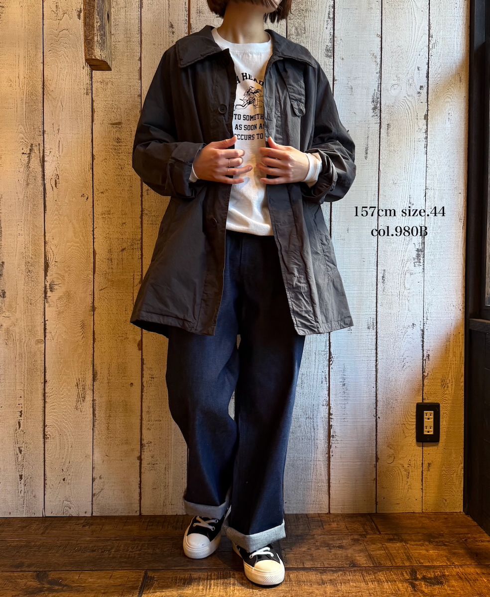 NHT2352TC (コート) LIGHT WEIGHT COTTON OVERDYE BALMACAAN SHORT COAT