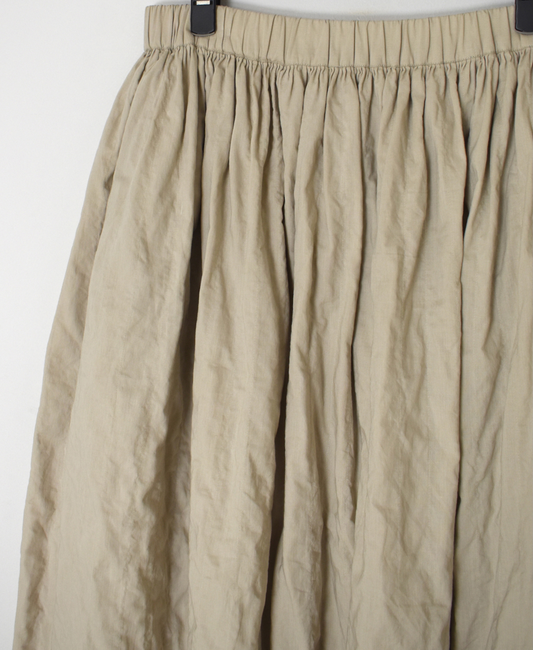 NMDS26213(スカート) 60s STITCHED ORGANIC CAMBRIC GATHERED SKIRT WITH LINING