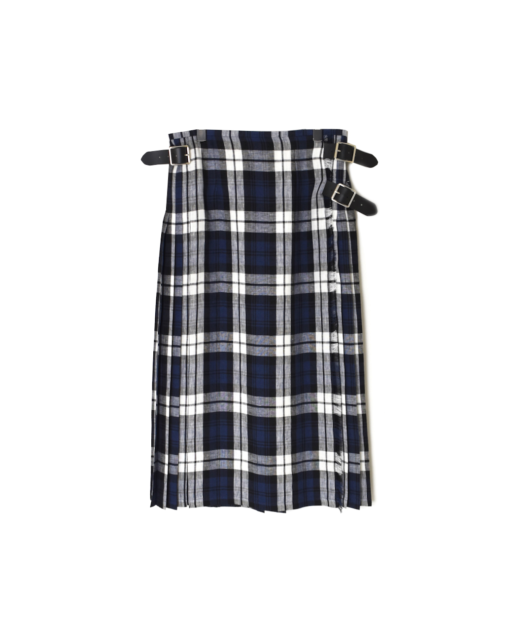 NOD2601(スカート) IRISH LINEN LOW WAIST ACCORDION LONG SKIRT