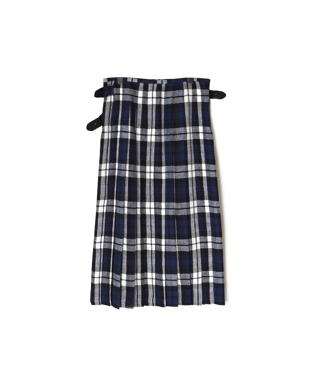 NOD2601(スカート) IRISH LINEN LOW WAIST ACCORDION LONG SKIRT