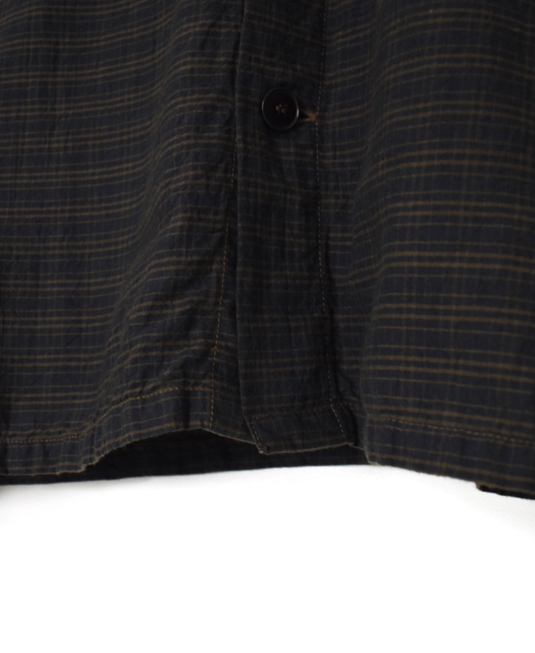 IMDSH2531CCD(ジャケット) HANDWOVEN COTTON CHECK(OVERDYE) WORK JACKET
