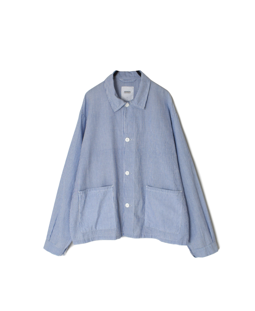 INAM2631S(ジャケット) SEERSUCKER STRIPE WASH AUTHENTIC WORK JACKET