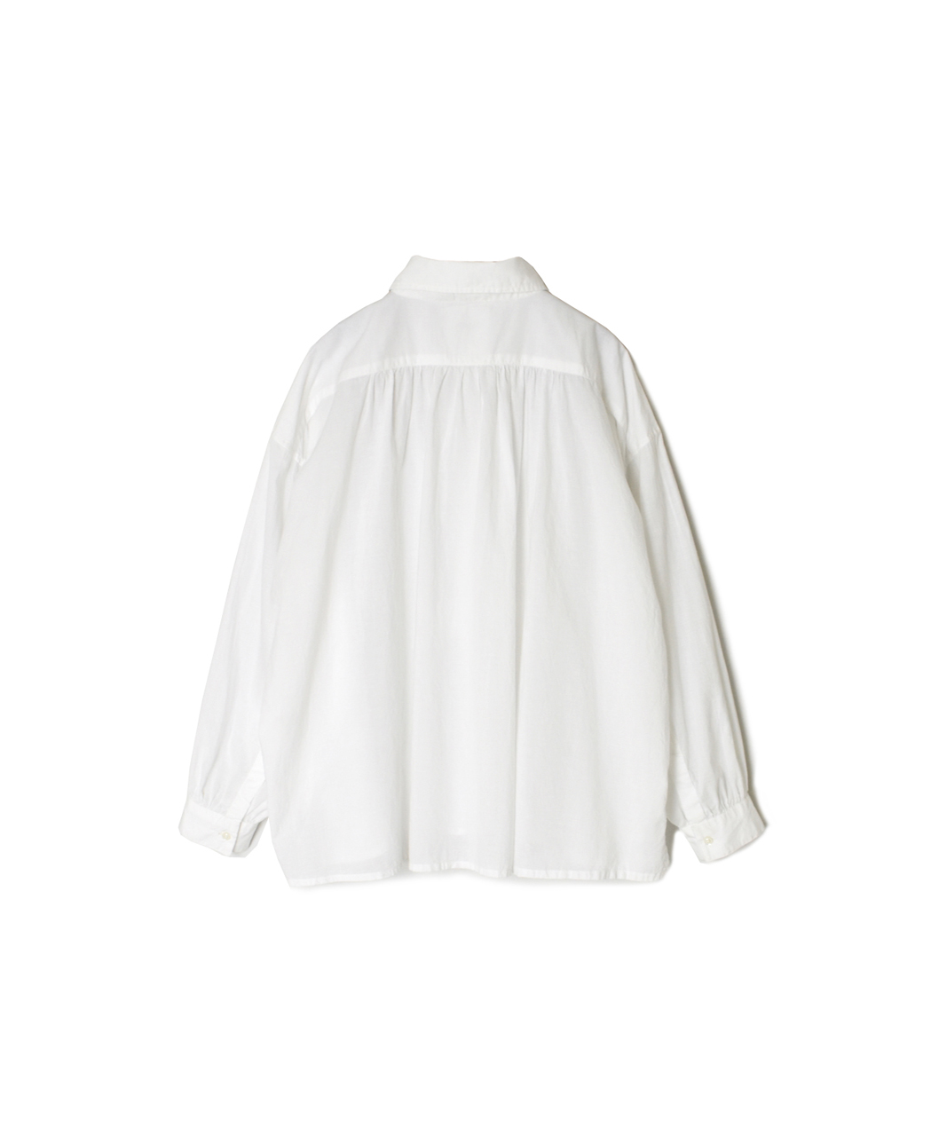 INAM2622(シャツ) 60s COTTON LAWN WASH WORK GATHERED SHIRT