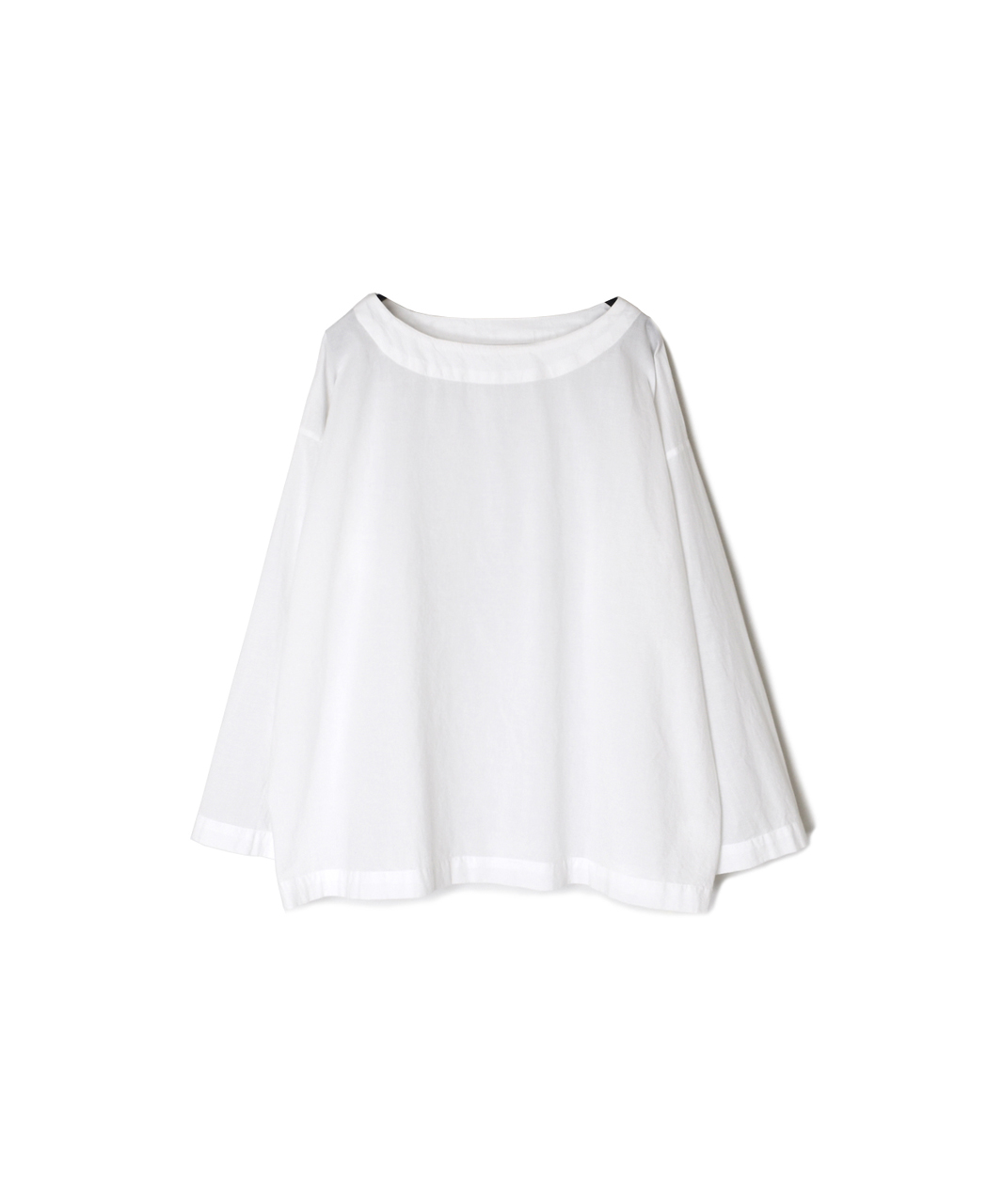 INAM2623(スモック) 60s COTTON LAWN WASH BOAT NECK SMOCK