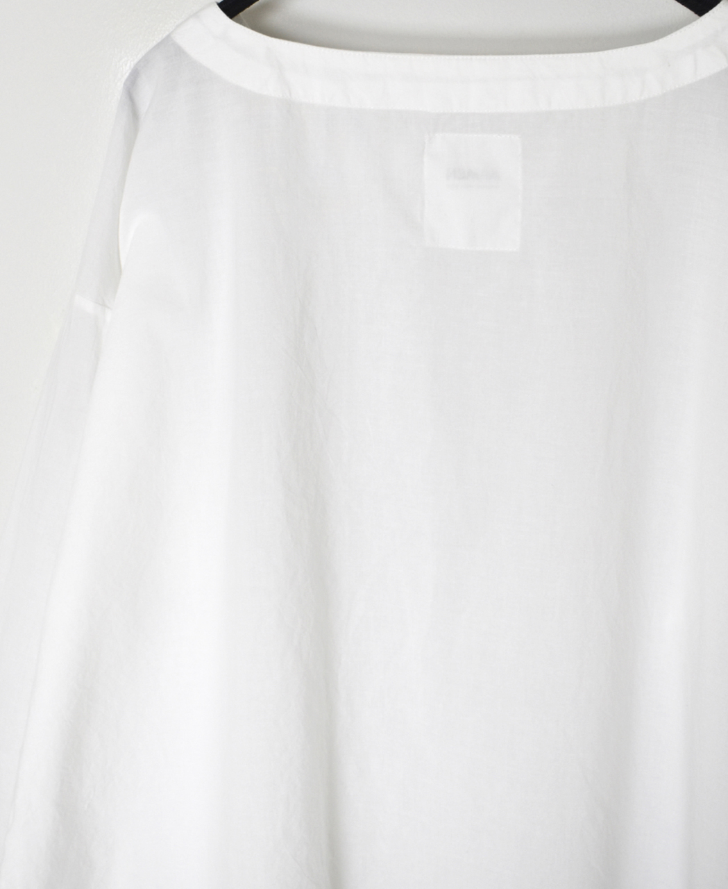 INAM2623(スモック) 60s COTTON LAWN WASH BOAT NECK SMOCK