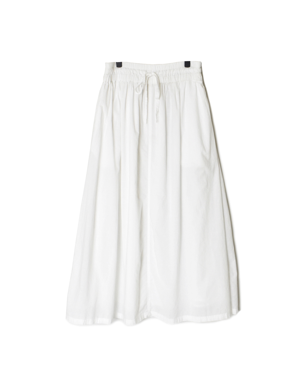 INAM2624(スカート) 60s COTTON LAWN WASH PLEATED EASY SKIRT WITH LINING