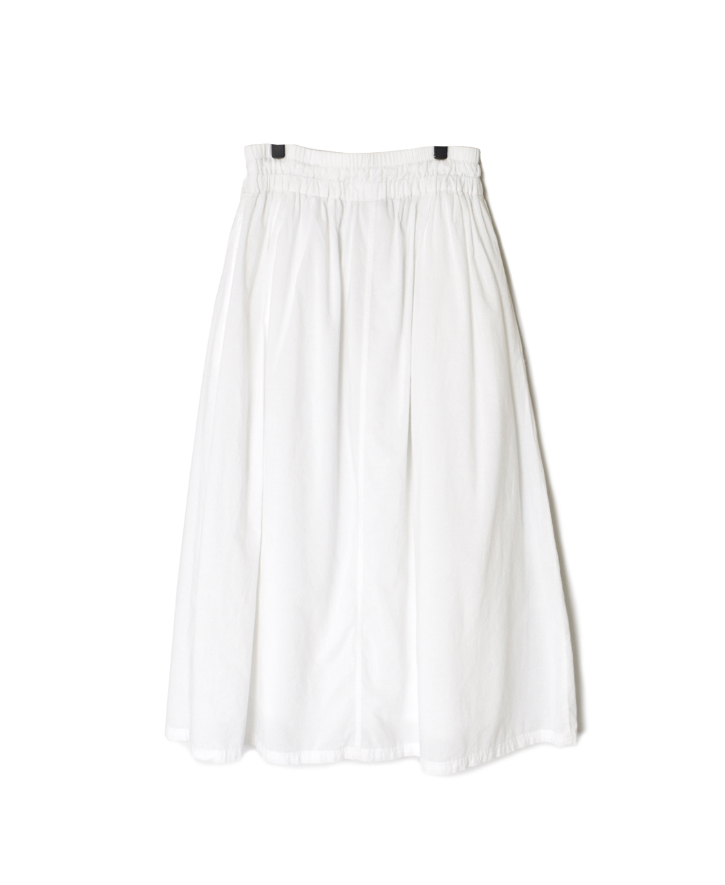 INAM2624(スカート) 60s COTTON LAWN WASH PLEATED EASY SKIRT WITH LINING