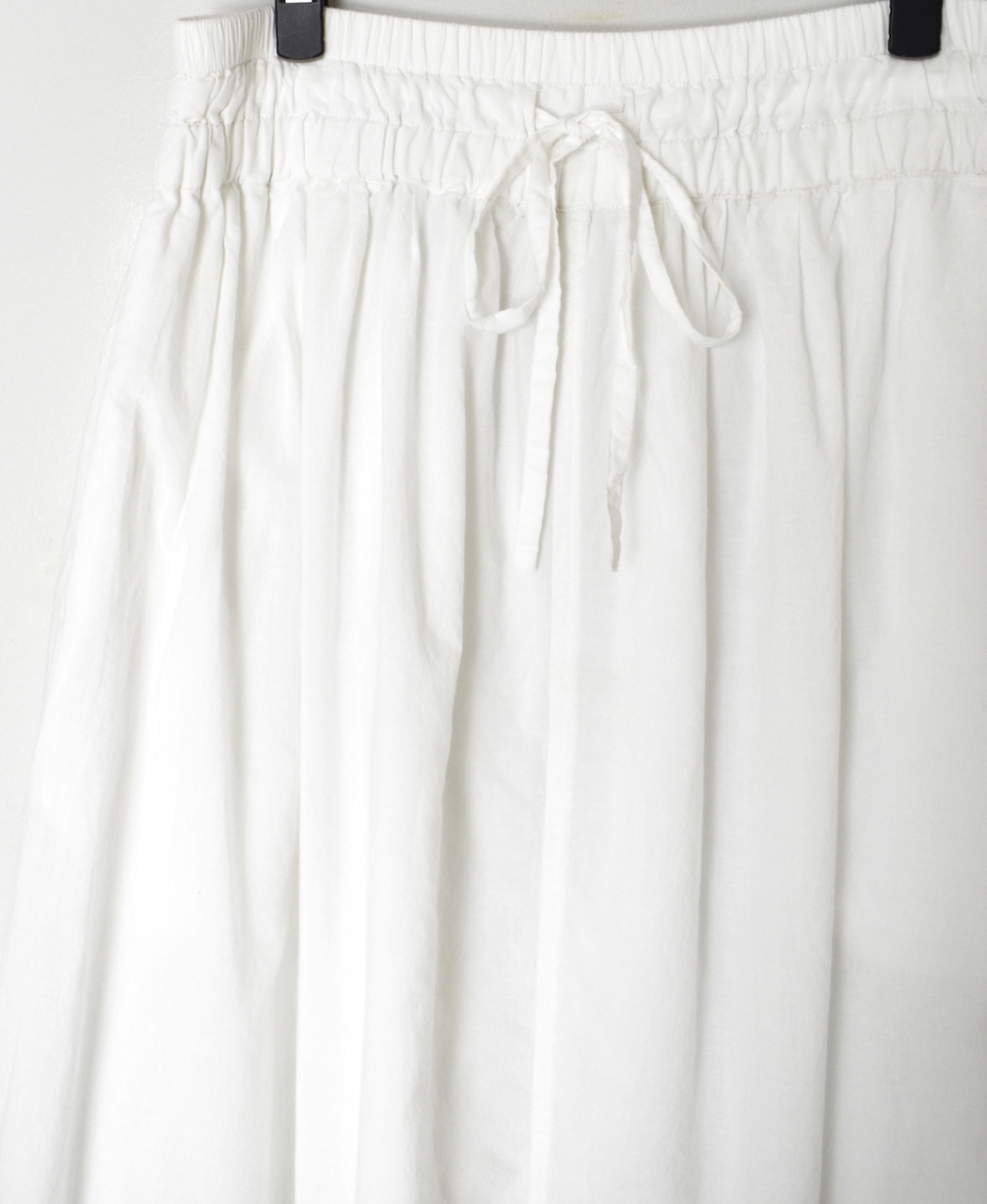 INAM2624(スカート) 60s COTTON LAWN WASH PLEATED EASY SKIRT WITH LINING