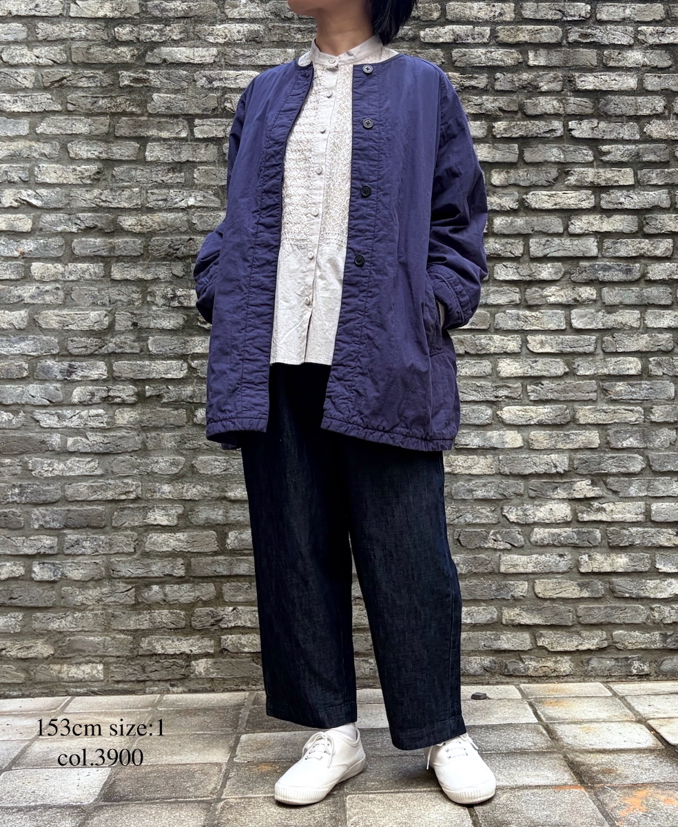 GNMDS2501CL (パンツ) 5.1oz WASHED COTTON / LINEN DENIM TAPERED EASY PANTS