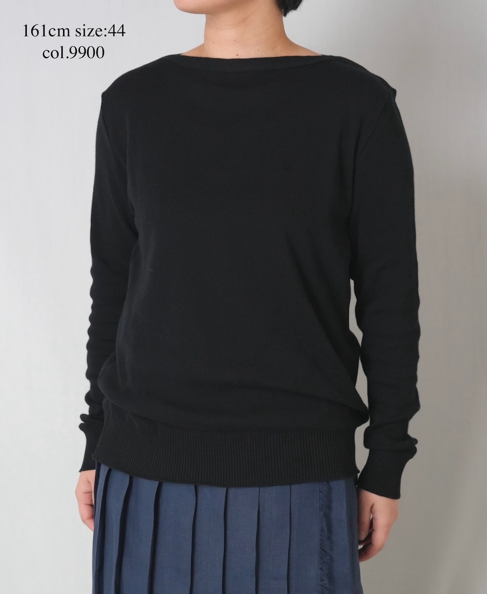 CHT2601(ニット) LONG SLEEVE BOAT NECK PULLOVER