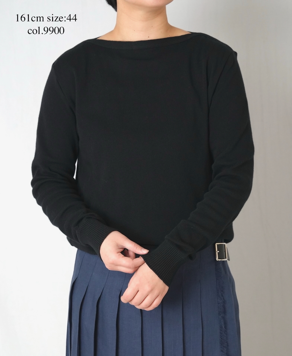 CHT2601(ニット) LONG SLEEVE BOAT NECK PULLOVER