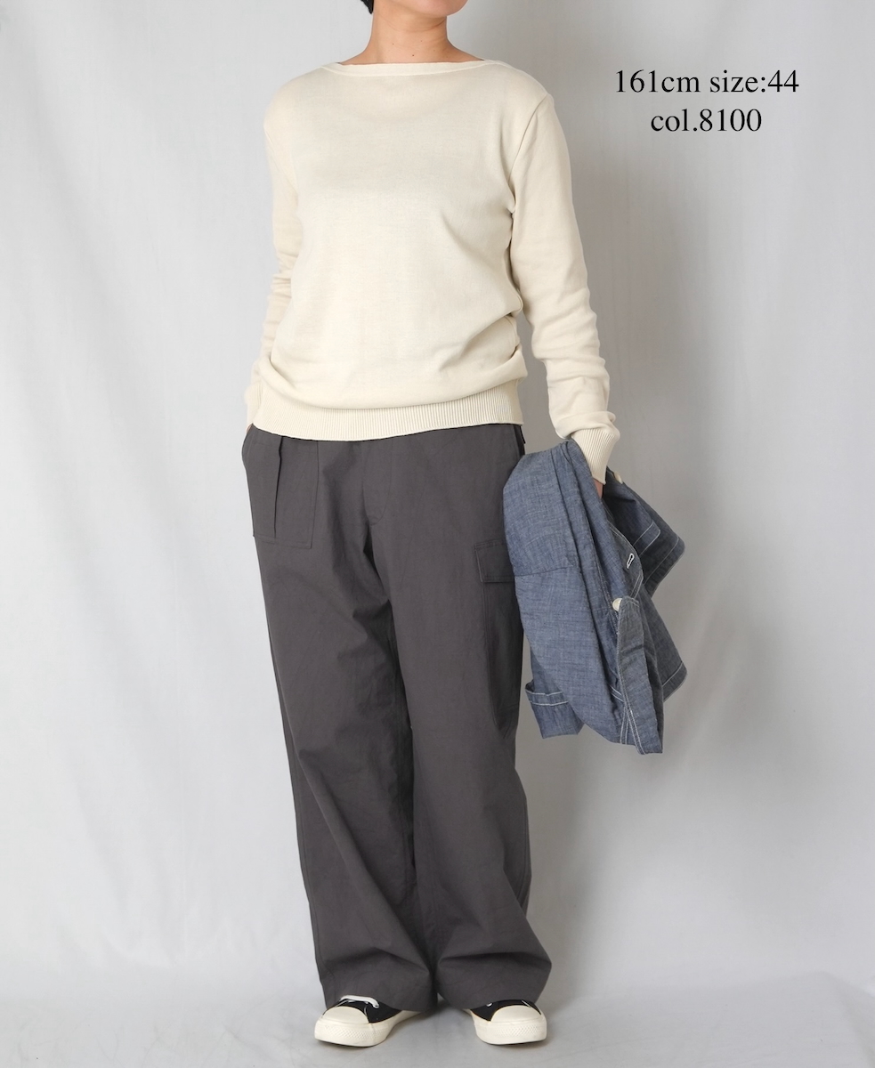 CHT2601(ニット) LONG SLEEVE BOAT NECK PULLOVER