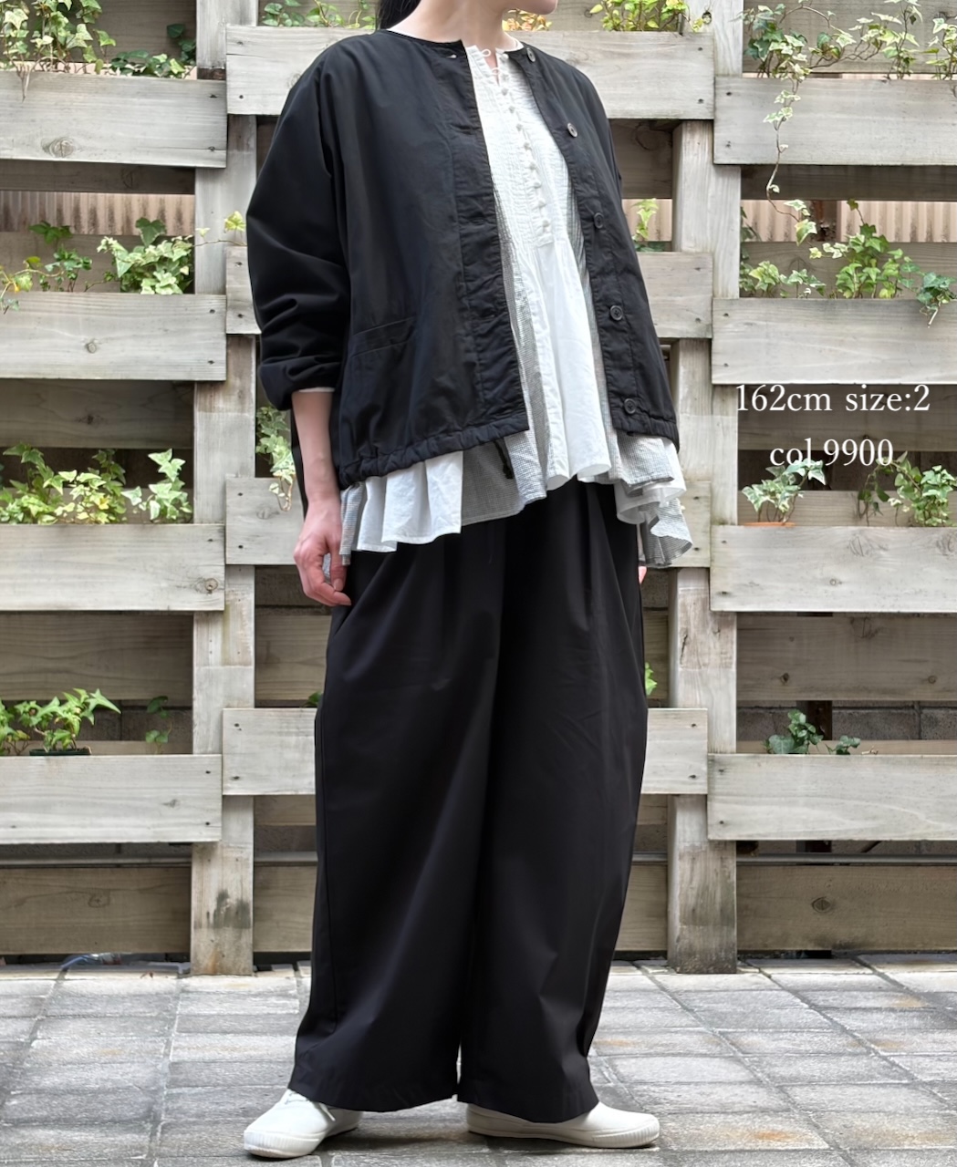 NMDS24633D(ジャケット) 40s ORGANIC POPLIN(OVERDYE) RAGLAN STRING JACKET