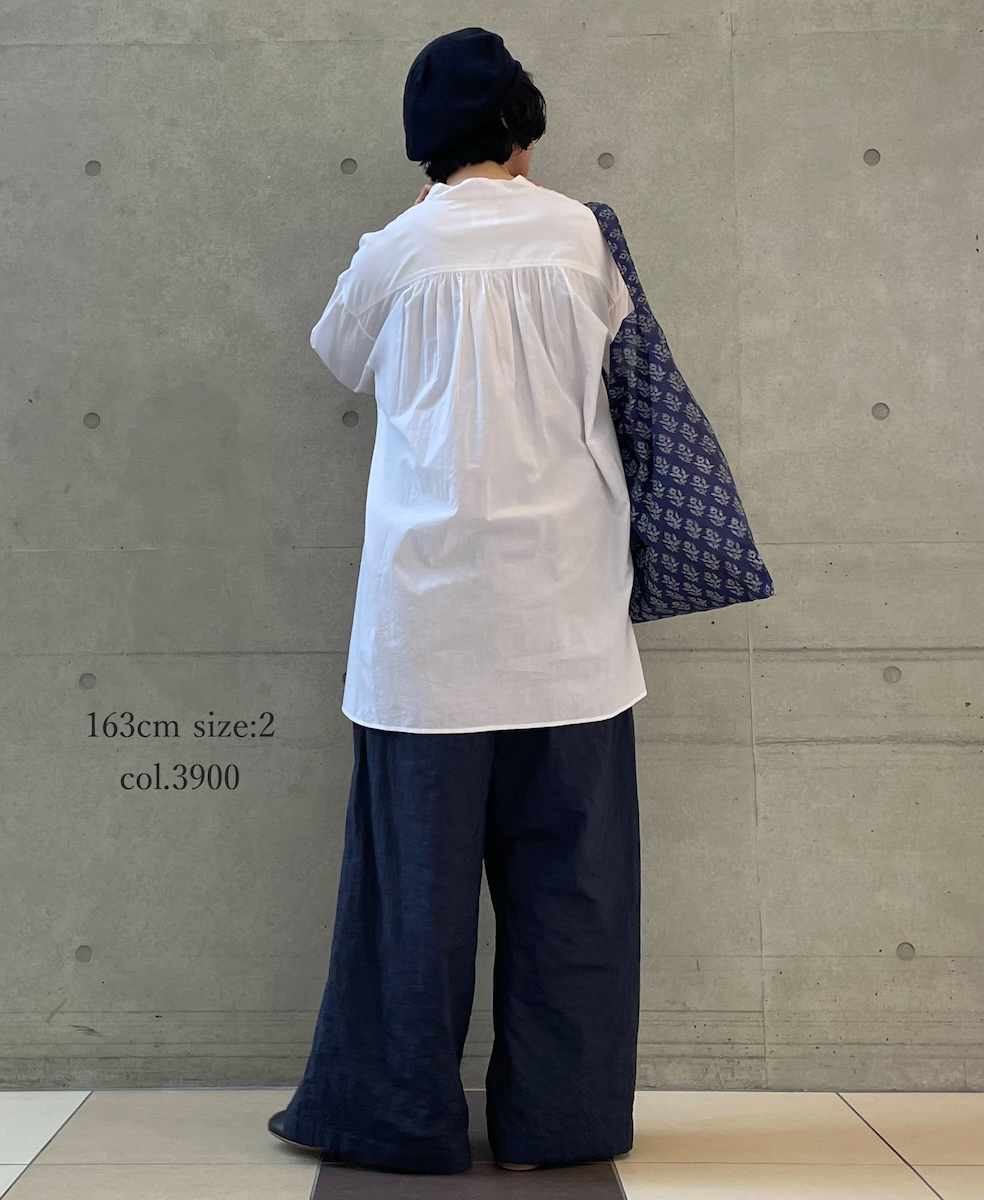 NMDS26212(パンツ) 60s STITCHED ORGANIC CAMBRIC WIDE PANTS