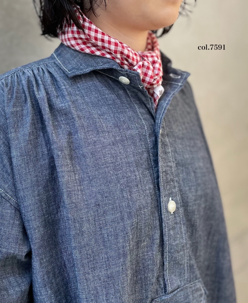 INMDS25026(ストール) HANDWOVEN COTTON/SILK GINGHAM CHECK SQUARE STOLE