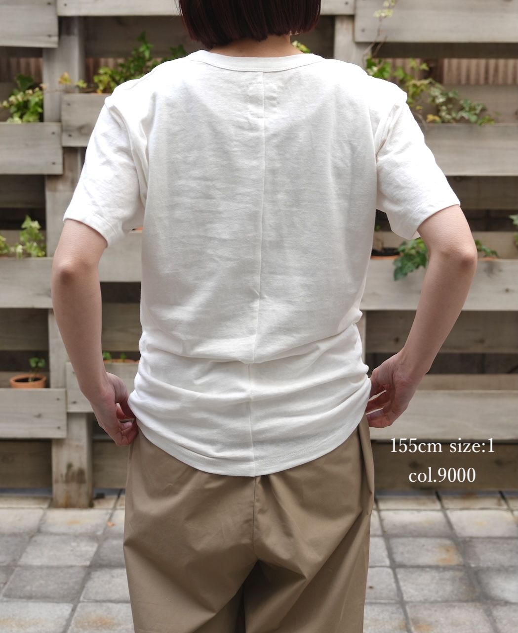 GMDSH2621(Tシャツ) COTTON/LINEN SINGLE JERSEY CREW NECK T-SHIRTS