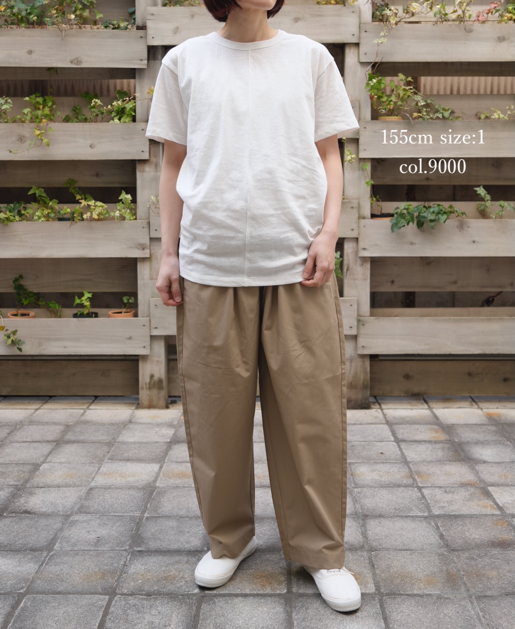 GMDSH2621(Tシャツ) COTTON/LINEN SINGLE JERSEY CREW NECK T-SHIRTS