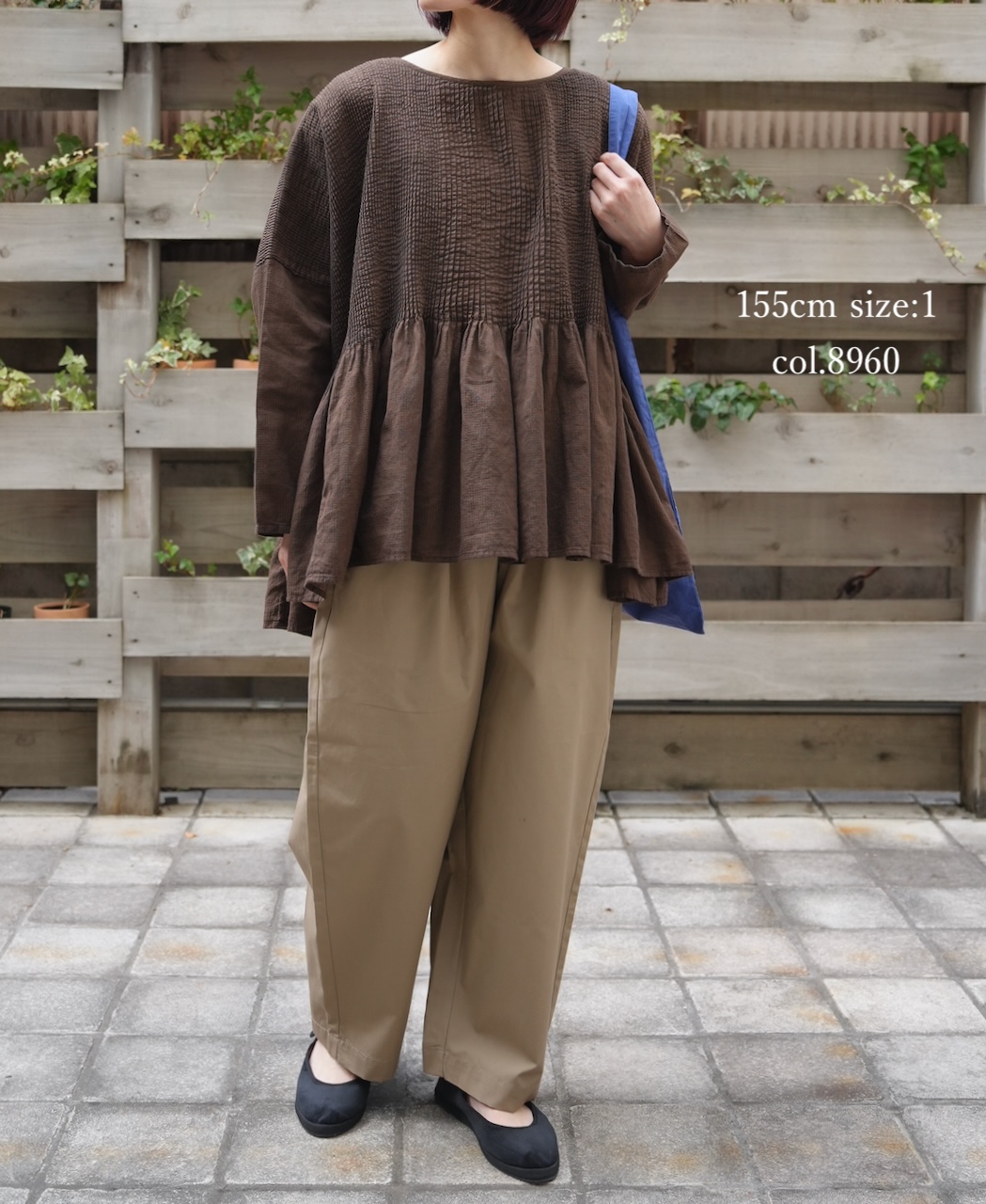 NMDS26231D(シャツ) 80s ORGANIC MICRO CHECK OVERDYE MINI PINTUCK PULLOVER