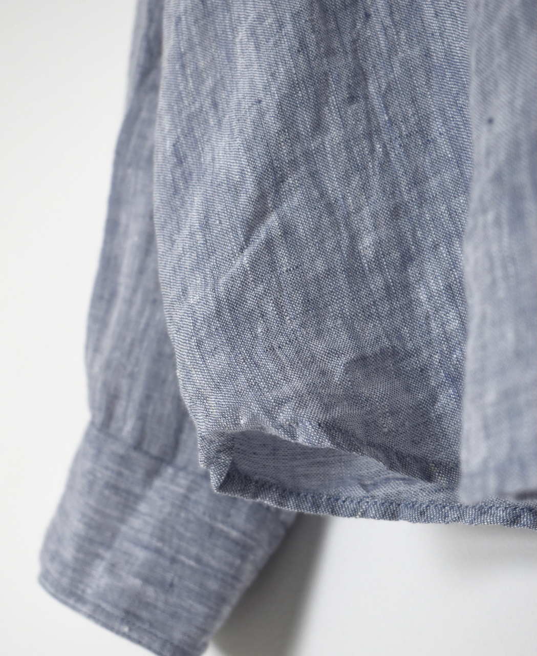 NVL1861LW(シャツ) 60s LINEN CHAMBRAY REGULAR COLLAR L/SH OVERSIZED SHIRT