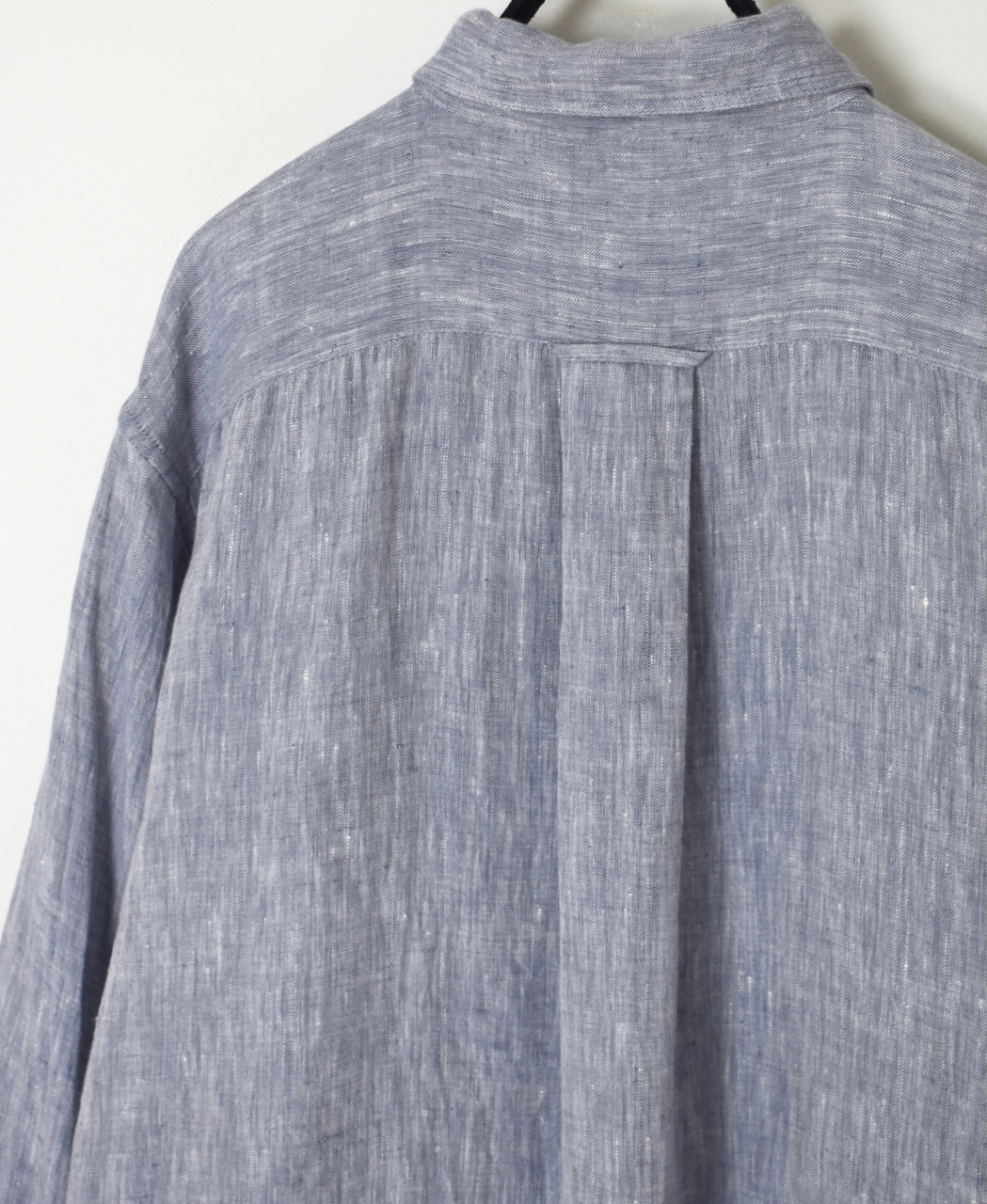 NVL1861LW(シャツ) 60s LINEN CHAMBRAY REGULAR COLLAR L/SH OVERSIZED SHIRT