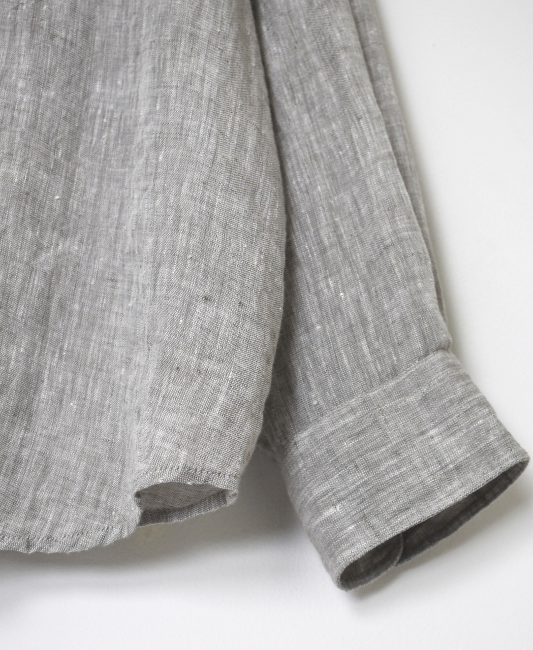 NVL1861LW(シャツ) 60s LINEN CHAMBRAY REGULAR COLLAR L/SH OVERSIZED SHIRT