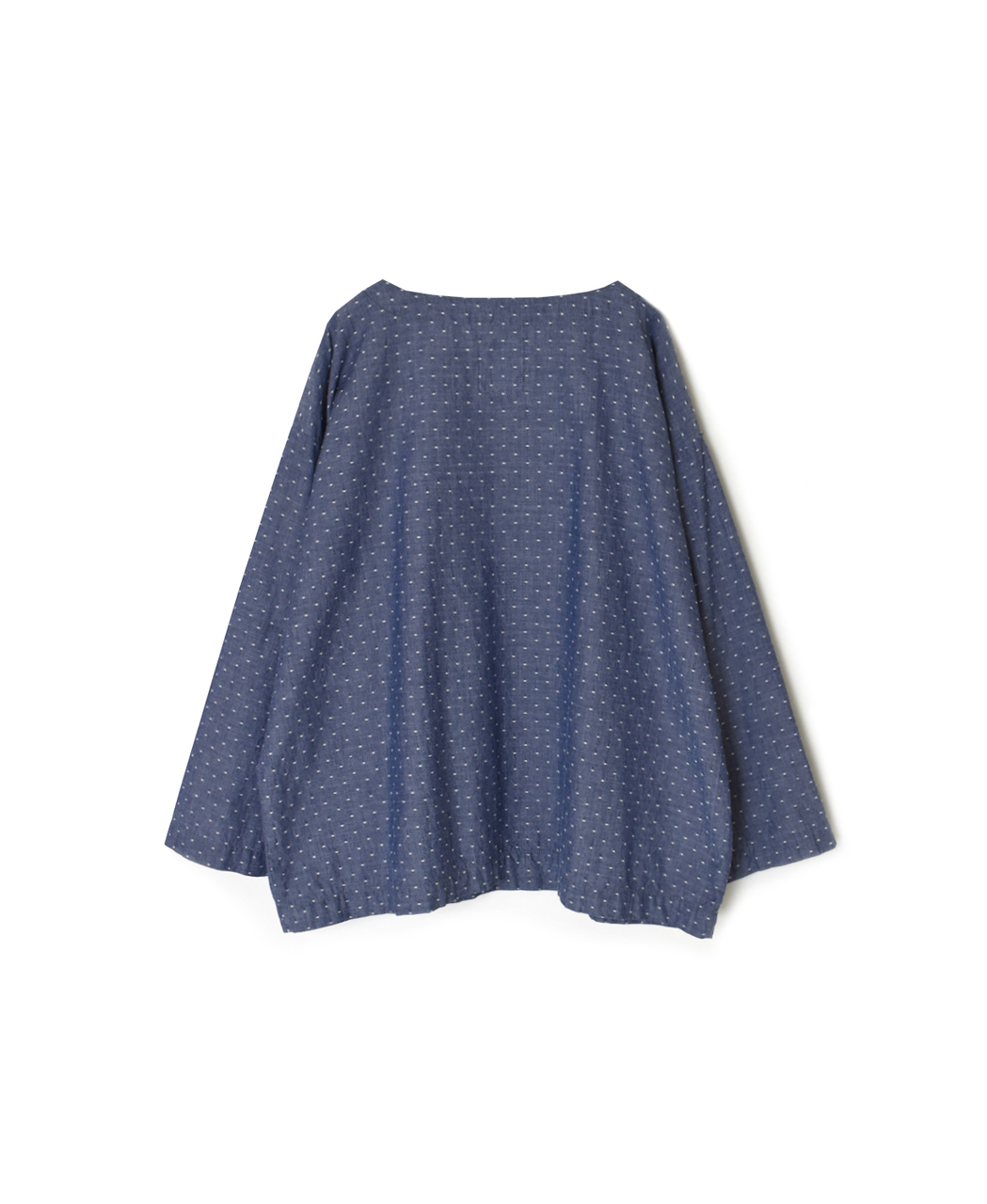 INAM2623CB(スモック)  DOBIE CHAMBRAY WASH BOAT NECK SMOCK