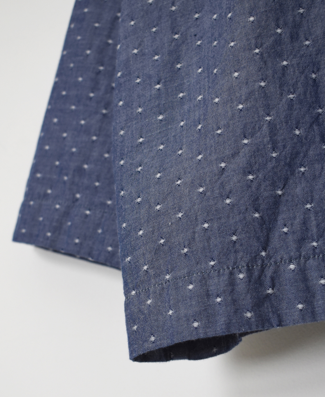 INAM2623CB(スモック)  DOBIE CHAMBRAY WASH BOAT NECK SMOCK