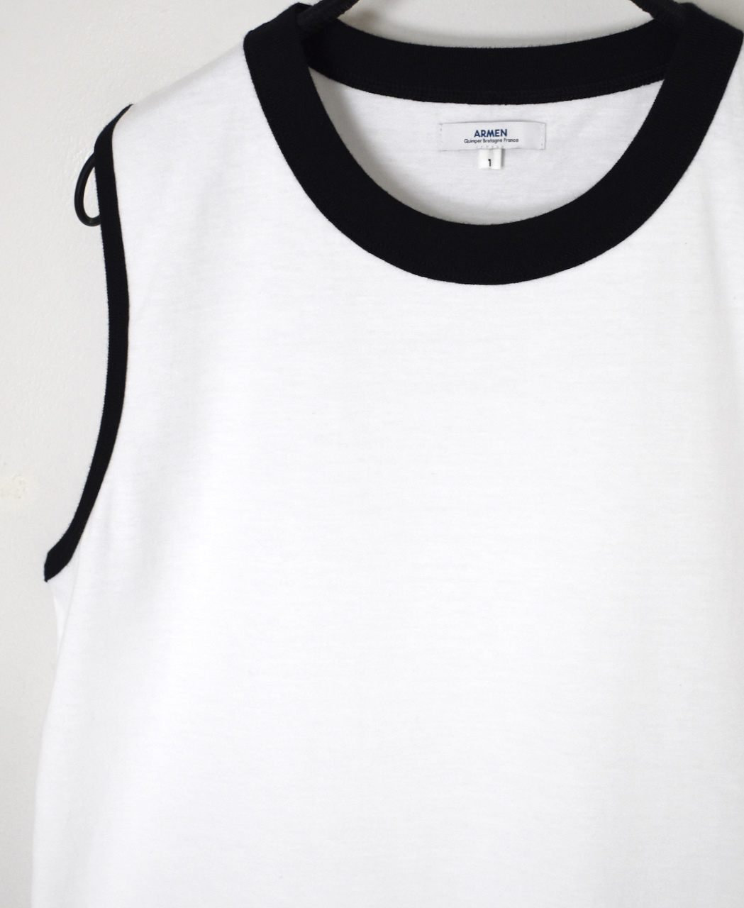 NFA2602(ノースリーブ) 4.4oz COTTON JERSEY CREW NECK NO/SL RINGER PULLOVER