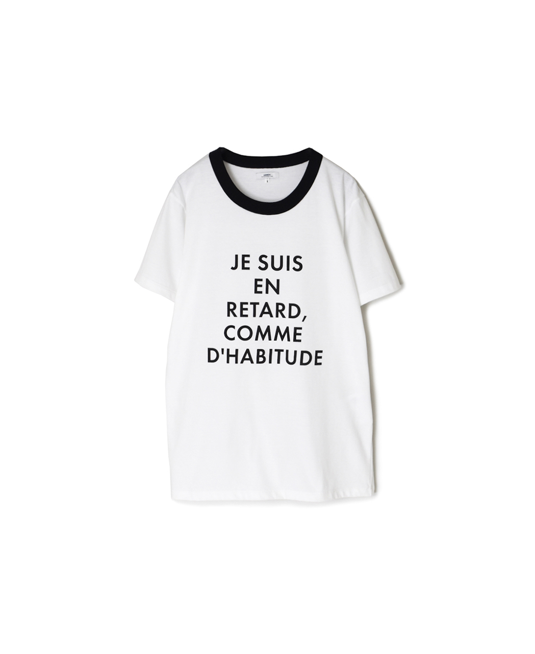 NFA2601P47(Tシャツ) "RETARD"4.4oz COTTON JERSEY CREW NECK S/SL RINGER T-SHIRT