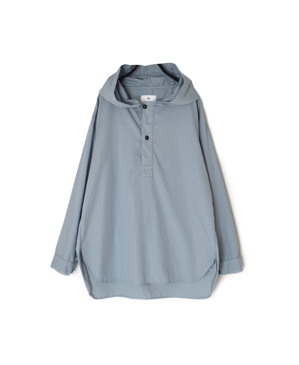 INHT2604CP (シャツ) 60'S COTTON POPLIN OVERDYE HOODED PULLOVER SHIRT