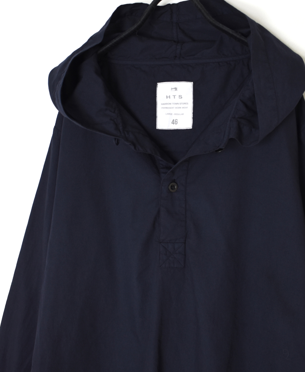 INHT2604CP (シャツ) 60'S COTTON POPLIN OVERDYE HOODED PULLOVER SHIRT