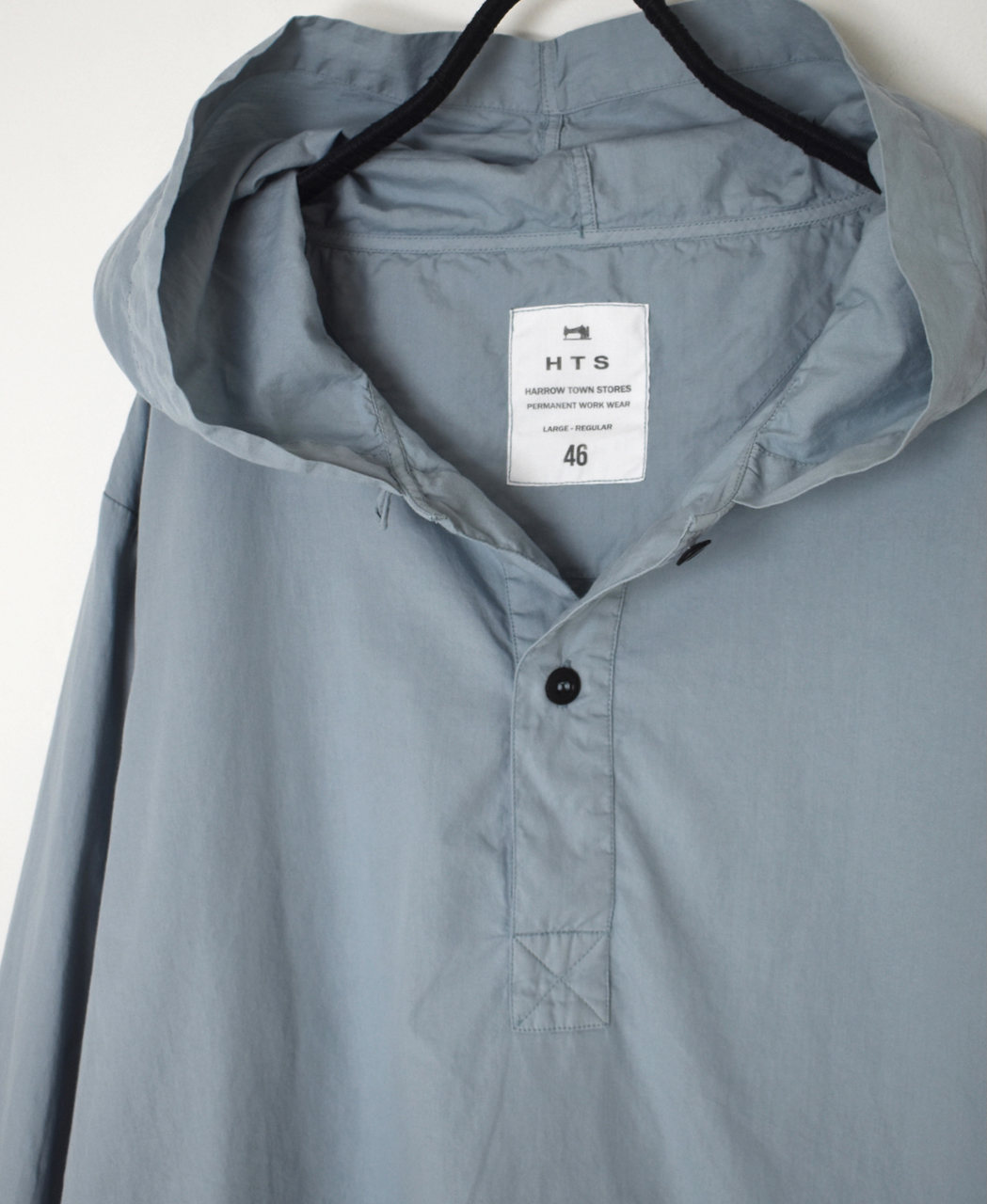 INHT2604CP (シャツ) 60'S COTTON POPLIN OVERDYE HOODED PULLOVER SHIRT