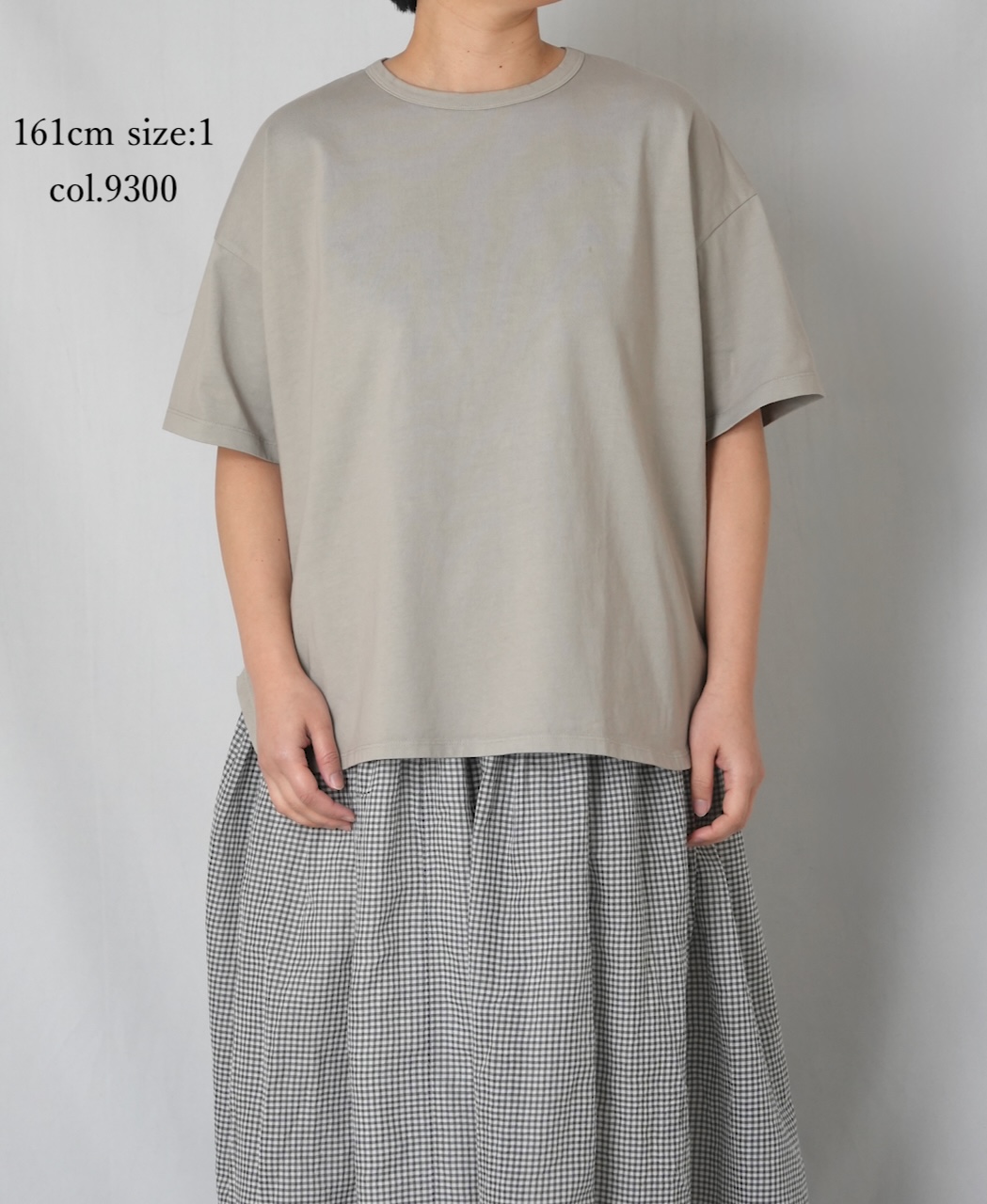 AMDS2601(Tシャツ) COTTON JERSEY CREW-NECK T-SHIRT(OVERDYE)