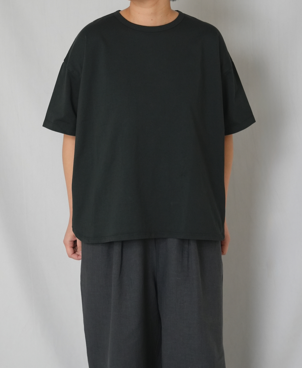 AMDS2601(Tシャツ) COTTON JERSEY CREW-NECK T-SHIRT(OVERDYE)